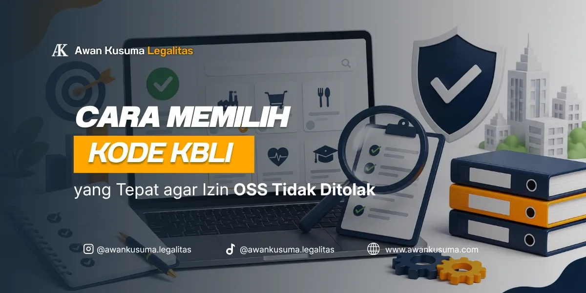 Panduan Cara Memilih Kode KBLI yang Tepat untuk Perizinan OSS - Awan Kusuma Legalitas